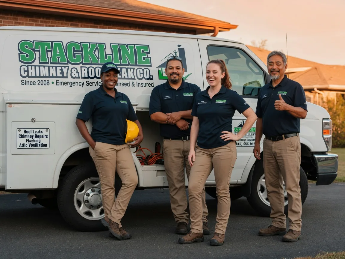 Chimney flashing repair company in Green Bay, VA